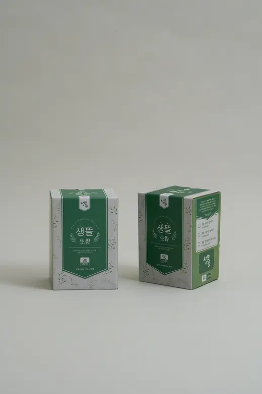 건기식 RRP 박스 제작 사례