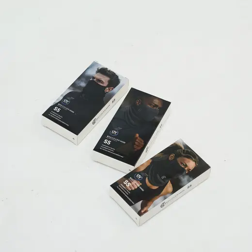 스포츠 방한 마스크 포장 패키지 제작 사례